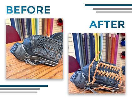 after before v5 Glove Relacing